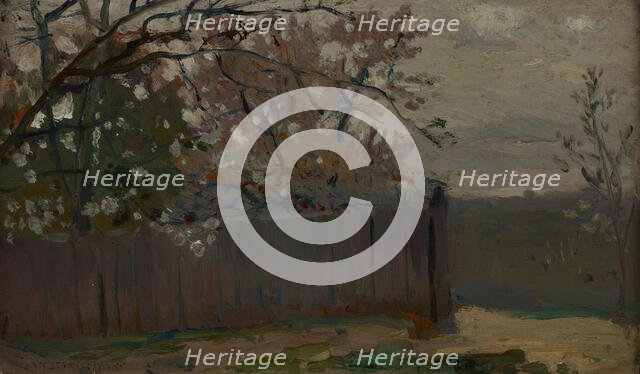 Early Spring at Ville d`Avray, 1895. Creator: Jan Stanislawski.