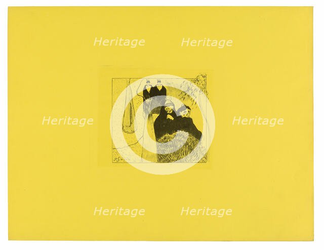 Old Women of Arles, from the Volpini Suite, 1889. Creator: Paul Gauguin.