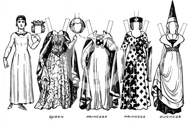 'The Gallery of Costume: In the Days of the Second and Third Edwards', c1934. Artist: Unknown.