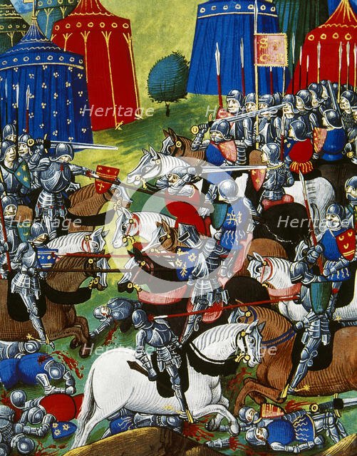 Miniature from Trois Decades, Conde Museum, Chateau of Chantilly, France, 15th century (1992). Creator: Unknown.