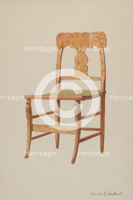Maple Side Chair, c. 1941. Creator: David S De Vault.