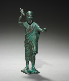 Statuette of Tinia (Zeus), 500-475 BC. Creator: Unknown.