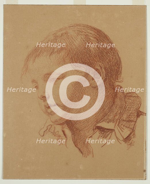 Head of a Boy, late 18th century. Creator: Jean-Baptiste Greuze.