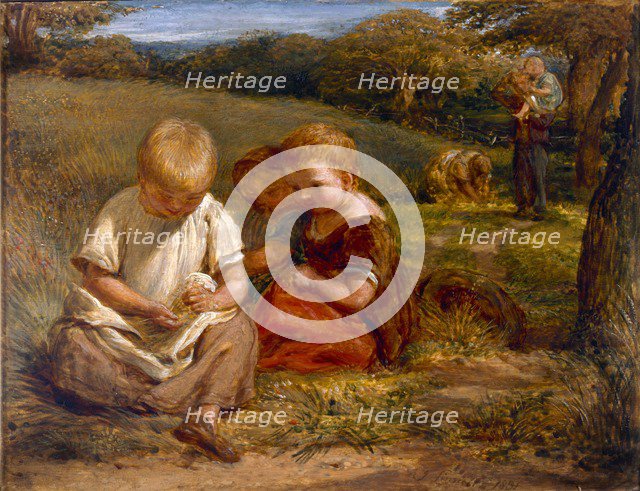 The Wildflower Gatherers, 1831. Creator: John Linnell (1792-1882).