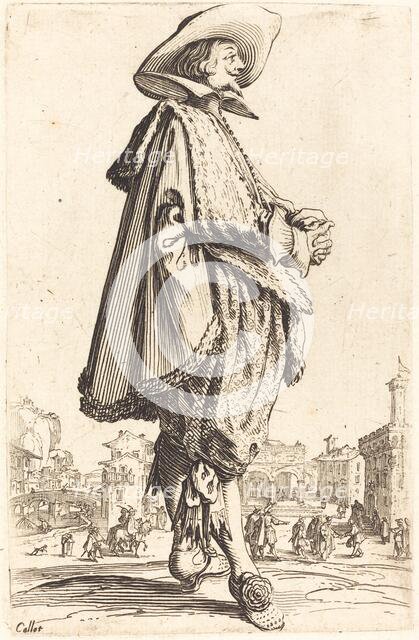 Noble Man with Folded Hands, c. 1620/1623. Creator: Jacques Callot.