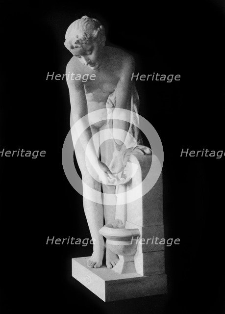 'Girl at the Fountain', 19th century, (1912).Artist: Alexandre Schoenewerk