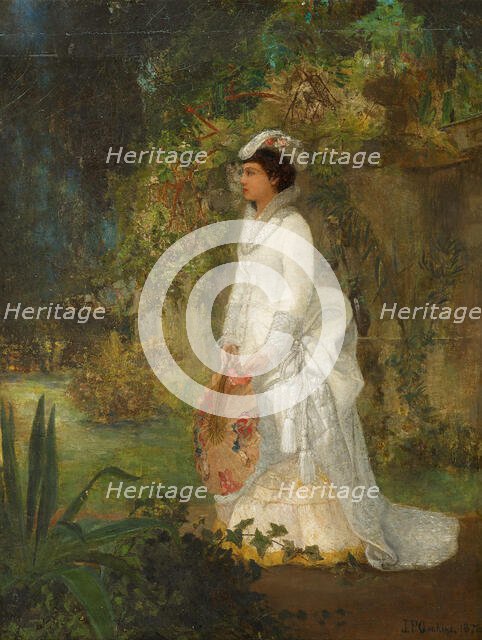 Portrait of the Artist's Wife, 1873. Creator: James Farrington Gookins.