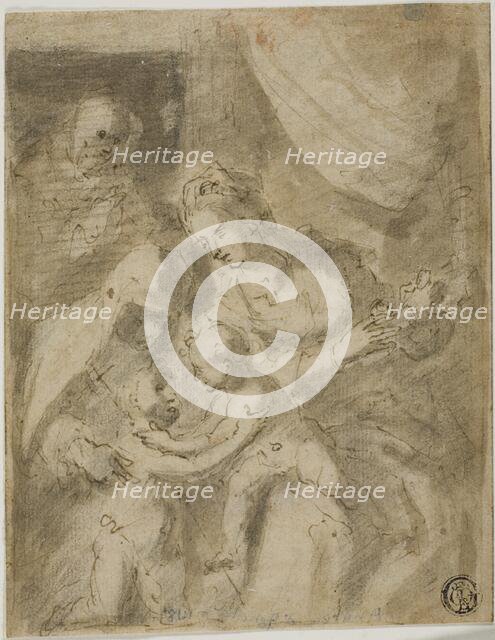 Holy Family with the Infant Saint John and Saint Anne, n.d. Creator: Unknown.