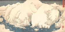 Kiso Mountains in Snow, 1857., 1857. Creator: Ando Hiroshige.
