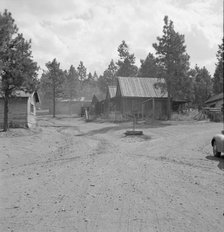 Lumber mill worker's house, Keno, Klamath County, Oregon, 1939. Creator: Dorothea Lange.