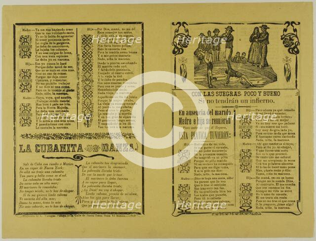 Con las suegras, poco y bueno (With the Mother-in-Laws, Little and Good), n.d. Creator: Manuel Manilla.