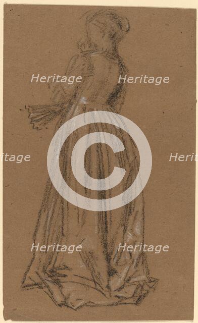 Woman with a Fan, 1873/1875. Creator: James Abbott McNeill Whistler.