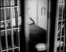 A Prison Cell, 1930s. Creator: British Pathe Ltd.