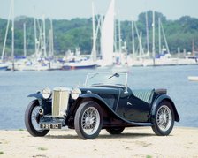 1947 MG TC. Artist: Unknown.