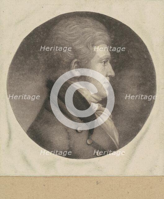 Unidentified Man, 1798-1803. Creator: Charles Balthazar Julien Févret de Saint-Mémin.