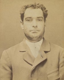 Dauriac. Henri, Georges. 36 ans, né à Memphis (USA). Agent d'affaires. Extortion de fonds...., 1894. Creator: Alphonse Bertillon.