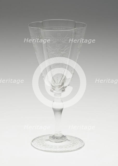 Wine Glass, Austria, 19th century. Creator: J.& L. Lobmeyr.