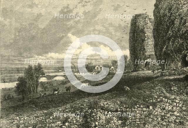 'Rhuddlan Castle and Marshes', 1898. Creator: Unknown.