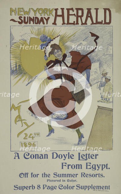 New York Sunday herald. May 24th 1896, c1893 - 1897. Creator: Unknown.