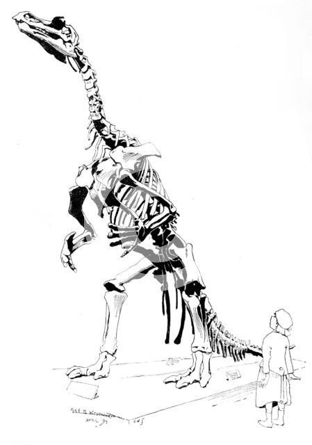 The Iguanodon, 1895. Creator: Carl Hentschel.