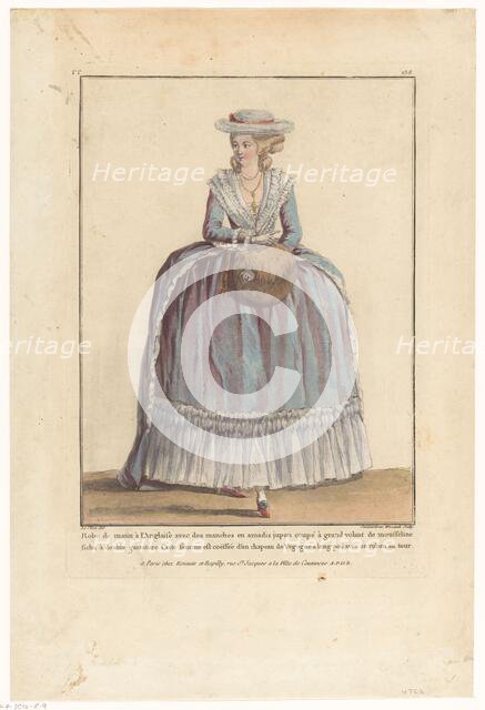 Gallery of French Fashions and Costumes, 1782, rr. 238: Morning dress to the English (...), 1782. Creator: Wossinik.