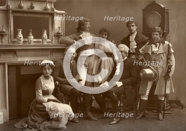 The Vaudeville Company in 'The Road to Ruin', at the Vaudeville Theatre, London, 1886. Creator: Barraud.