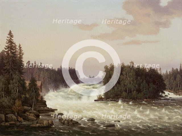 Anjalankoski Rapids, 1867. Creator: Ferdinand von Wright.