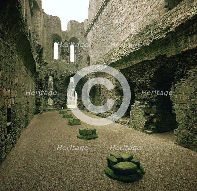 Middleham Castle, 12th century. Artist: Robert Fitzrandolph