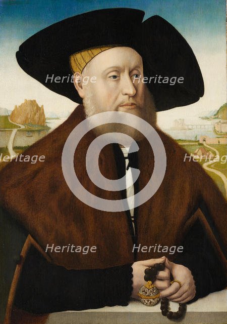 Heinrich(?) vom Rhein zum Mohren (1477-1536), late 1520s. Creator: Copy after Conrad Faber von Creuznach.