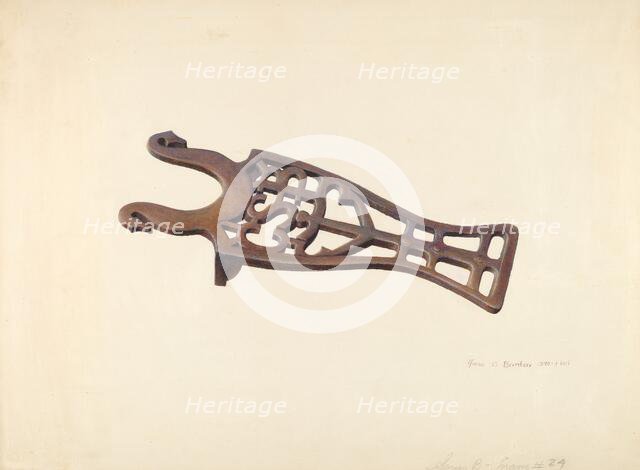 Bootjack, 1935/1942. Creator: Amos C. Brinton.