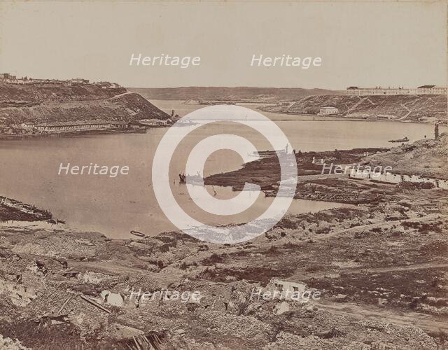 Sebastopol, View of Harbor, 1855-1856. Creator: James Robertson.