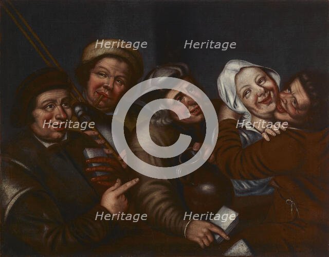 A merry company. Creator: Jan Massys.