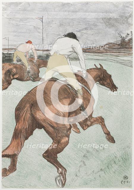 The Jockey, 1899. Creator: Henri de Toulouse-Lautrec (French, 1864-1901).
