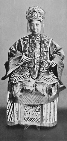 A lady of Shanghai, wife of a mandarin, 1902. Artist: Mr Afong.