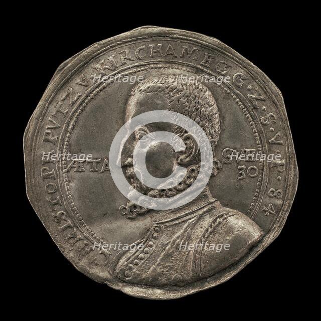 Christoph Putz von Kirchameg, Mint Master in Prague 1590, 1584. Creator: Karl von Bieberstein.