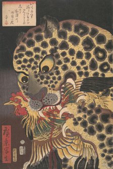 “The Tiger of Ryokoku,” from the series True Scenes by Hirokage , 8th month, 1860., Creator: Utagawa Hirokage.