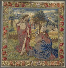 Christ Appearing to Mary Magdalene ("Noli Me Tangere"), Southern Netherlands, 1485/1500. Creator: Unknown.