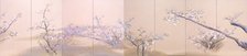 Cherry Blossoms in Omuro, 1933. Creator: Tomita, Keisen (1879-1936).