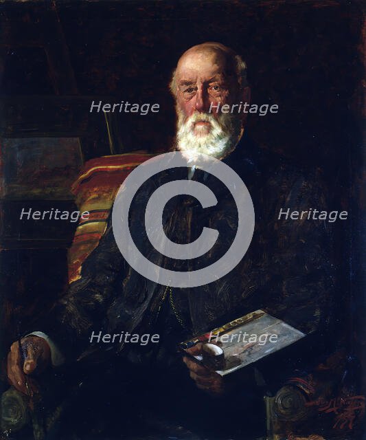 Portrait of C.D. Barraud, 1897. Creator: James McLauchlan Nairn.