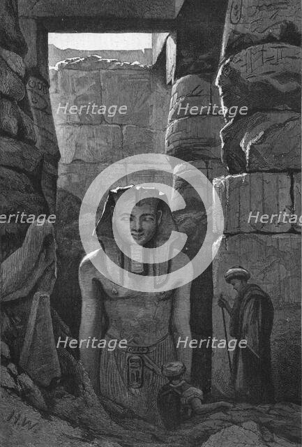 'Another recently discovered Statue of Ramses II at Luxor', 1886. Creator: Unknown.