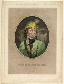 Portrait of Tadeusz Kosciuszko (1746-1817), 1795. Artist: Taubert, Gustav (1755-1837)