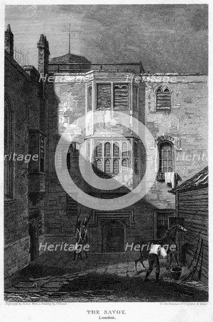 The Savoy, London, 1815.Artist: J Lewis