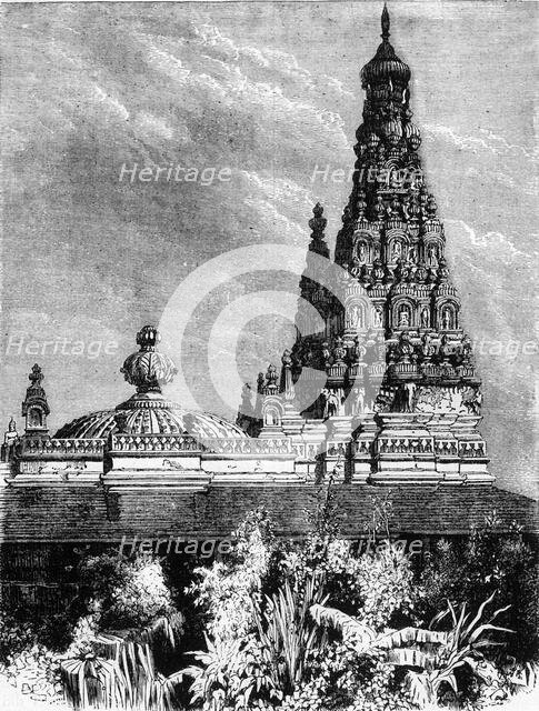 'View of a Hindoo Temple, Bombay', c1891. Creator: James Grant.