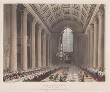 Egyptian Hall, Mansion House, January 1, 1809., January 1, 1809. Creator: J. Bluck.