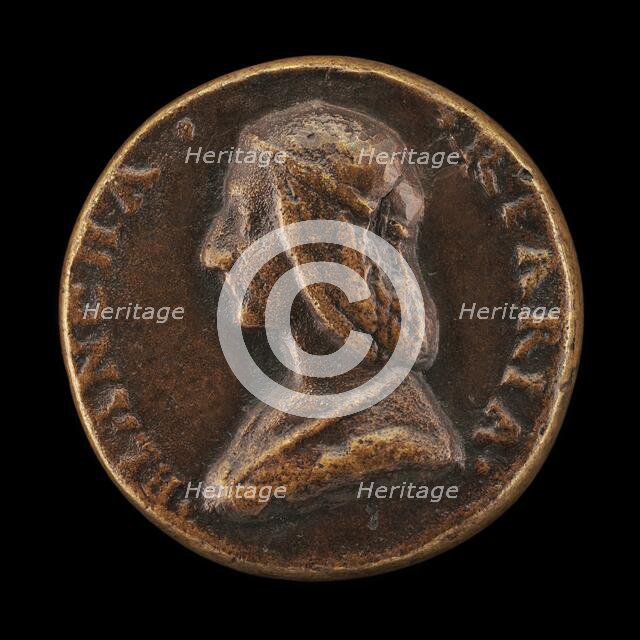 Bianca Riario [obverse]. Creator: Niccolo Fiorentino.