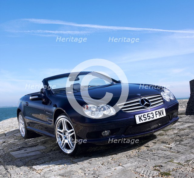 2003 Mercedes Benz SL55 AMG. Artist: Unknown.