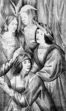 Richard III and Edward IV. Artist: Unknown