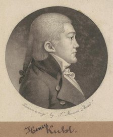 Henry Kuhl, 1802. Creator: Charles Balthazar Julien Févret de Saint-Mémin.