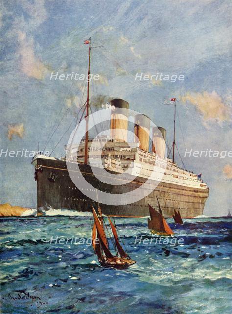 'The White Star Liner "Majestic", . Creator: Unknown.