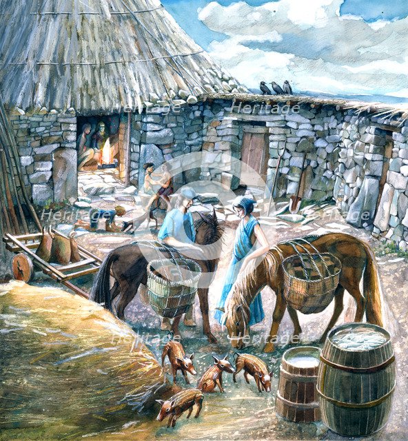 Chysauster Ancient Village, c1st-2nd century, (c1990-2010). Artist: Judith Dobie.